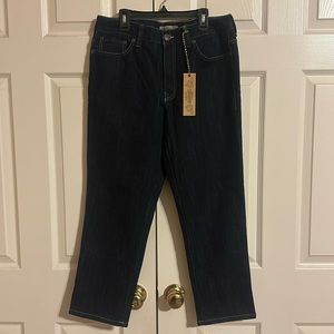 Nine West Vintage America women’s dark rinse jeans size 10 NWT